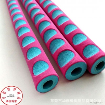 專(zhuān)業(yè)定制雙色指紋發(fā)泡管，NBR發(fā)泡管，海綿橡塑發(fā)泡管手把套廠家