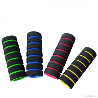 專(zhuān)業(yè)定制直銷(xiāo)自行車(chē)橡塑海綿套高密度螺紋海綿把套 NBR手柄套廠家