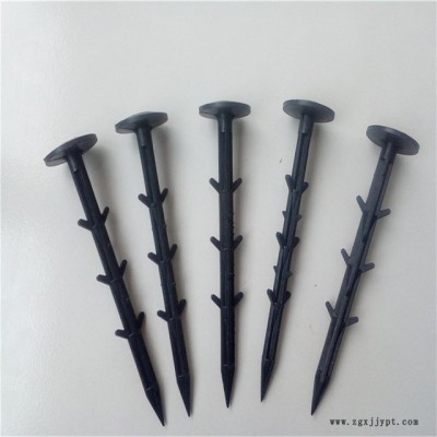 廠家直銷長21CM地釘 16cm地布釘 園藝地布釘 PE防草布地釘 PP除草布地釘