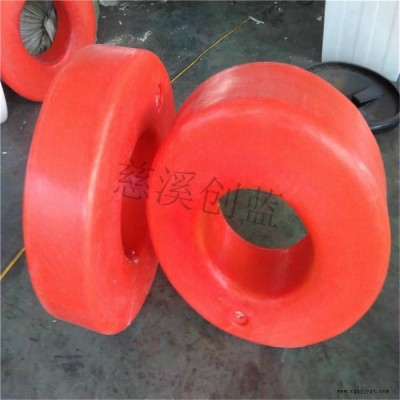 滾塑加工天津海上浴場80公分警示浮球 塑料泳圈救生圈