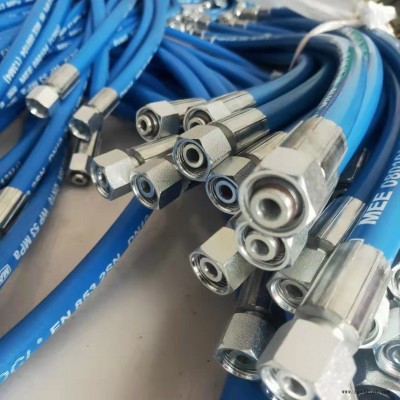 液壓油管  高壓膠管 工程機械用液壓油管 通達橡塑  設(shè)備用高壓油管10*18*1.5mm藍色高溫耐油管