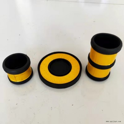 通達(dá)橡塑 橡膠反光保護(hù)套 電廠(chǎng)腳手架反光橡膠保護(hù)套 48mm架子管橡膠保護(hù)墊 膠管總成 歡迎來(lái)電