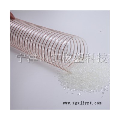 PU透明鋼絲通風(fēng)排煙管_木工工業(yè)機械吸塵塑料管_PU聚氨酯排塵凈化軟管