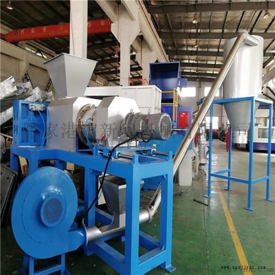 塑料薄膜擠干塑化一體機、塑料編織袋擠干機