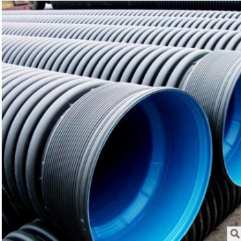 廠家批發(fā)HDPE鋼帶增強波紋管大口徑地埋雨水排污水管農(nóng)業(yè)工業(yè)批發(fā)