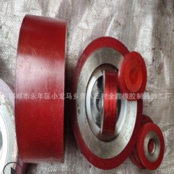 四面刨壓輪刨膠輪送料輪同步輪橡膠輪聚氨酯壓輪木線機(jī)膠輪