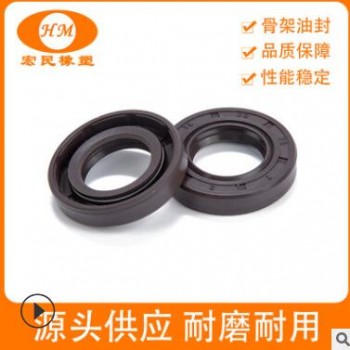 橡膠制品丁腈橡膠防塵圈電動車電機油封TC骨架密封圈氟膠骨架油封