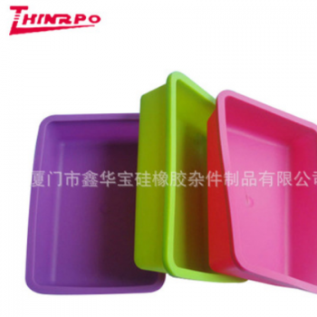 現貨現模食品級硅膠蛋糕模 單個長方形蛋糕烘焙模具 硅膠蛋糕烤盤