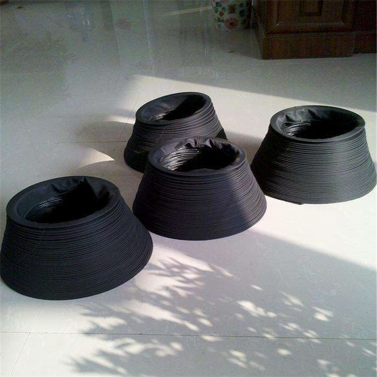 橡膠布油缸護套  圓形氣缸防塵罩  液壓絲杠防護罩  加工定制