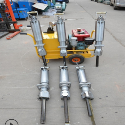 廠家直銷(xiāo)靜態(tài)巖石劈裂機(jī)愚公斧液壓劈裂機(jī) 現(xiàn)貨柴油液壓分裂機(jī)