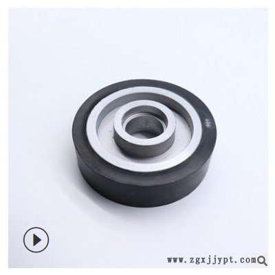 廠家直銷(xiāo)優(yōu)質(zhì)原鋼鐵芯膠輪 批發(fā) 鋁芯聚氨酯輪 可批發(fā)聚氨酯輪子