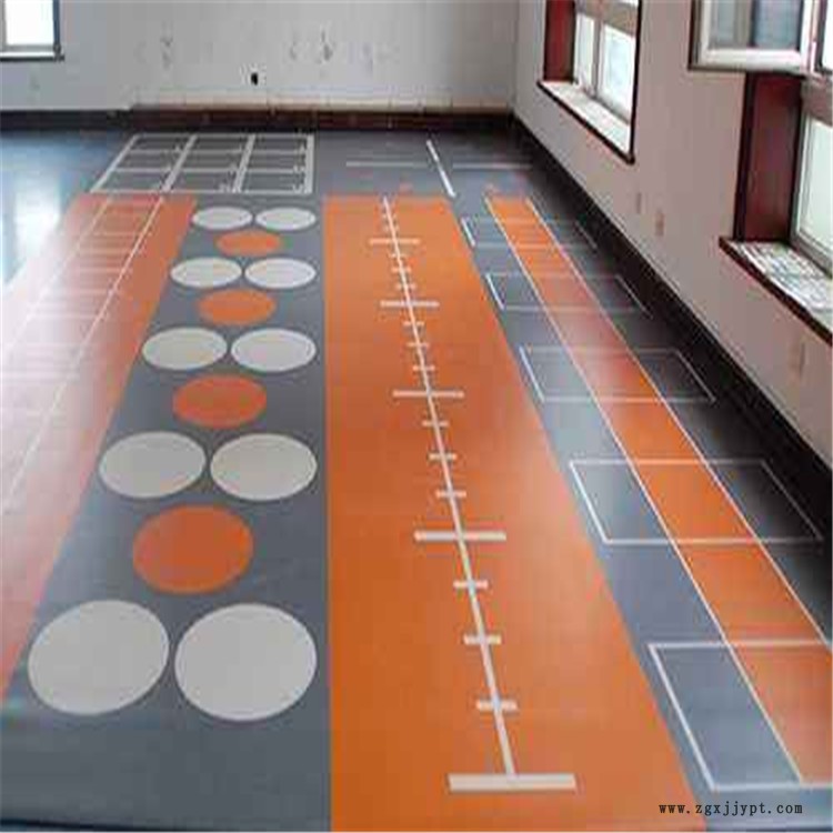 衡水 PVC地板 幼兒園場地地膠 室內籃球場地板