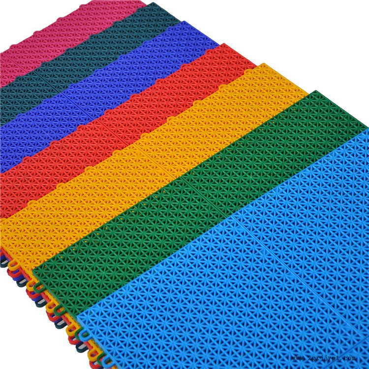 延安 籃球場(chǎng)拼裝地板 PP懸浮式拼裝地板 源頭廠家