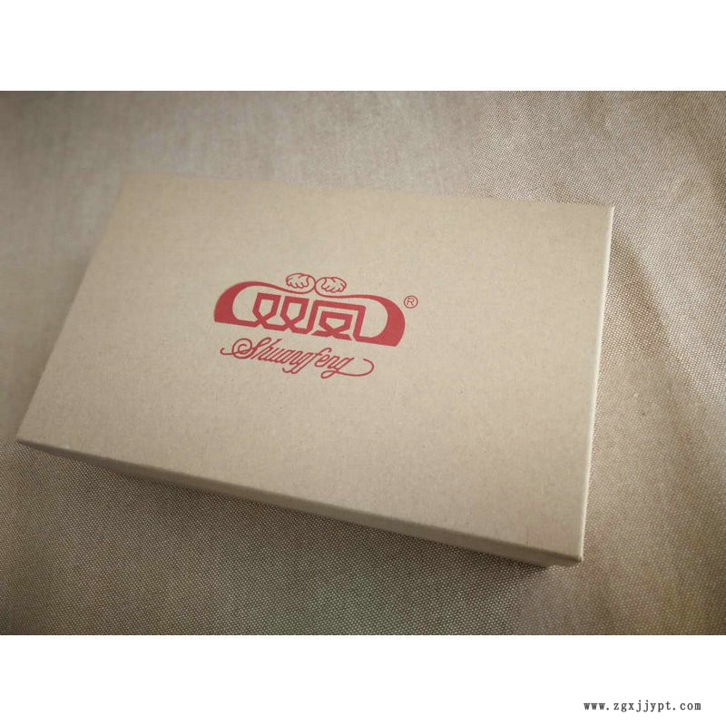 定制批發(fā)?？堄∷?覆膜 精美包裝盒 雙鳳天地蓋禮品布鞋盒示例圖4