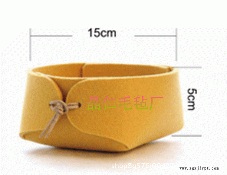 高檔次收納小框毛氈材質鑰匙雜物盒 家居收納 首飾盒 桌面收納盒示例圖1