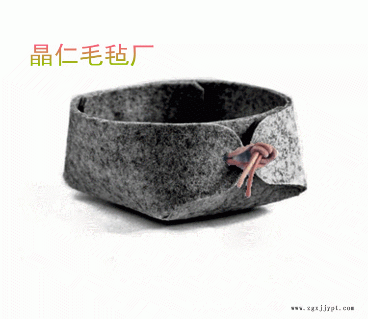 高檔次收納小框毛氈材質鑰匙雜物盒 家居收納 首飾盒 桌面收納盒示例圖2