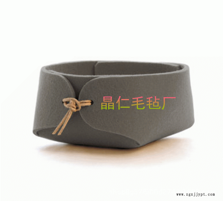 高檔次收納小框毛氈材質鑰匙雜物盒 家居收納 首飾盒 桌面收納盒示例圖4