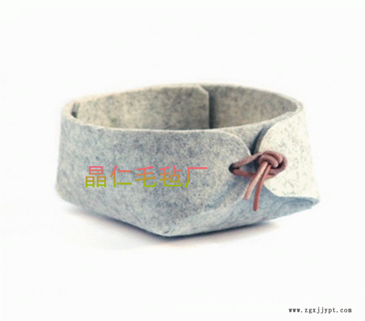 高檔次收納小框毛氈材質鑰匙雜物盒 家居收納 首飾盒 桌面收納盒示例圖5