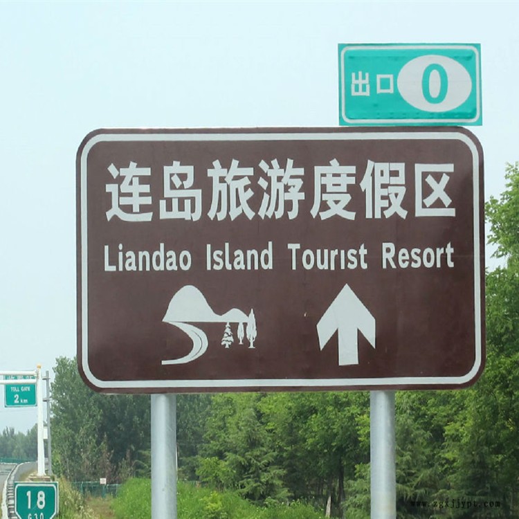 戶外標(biāo)牌 鋼管桿 祥路實(shí)體商家 F型標(biāo)志牌立桿