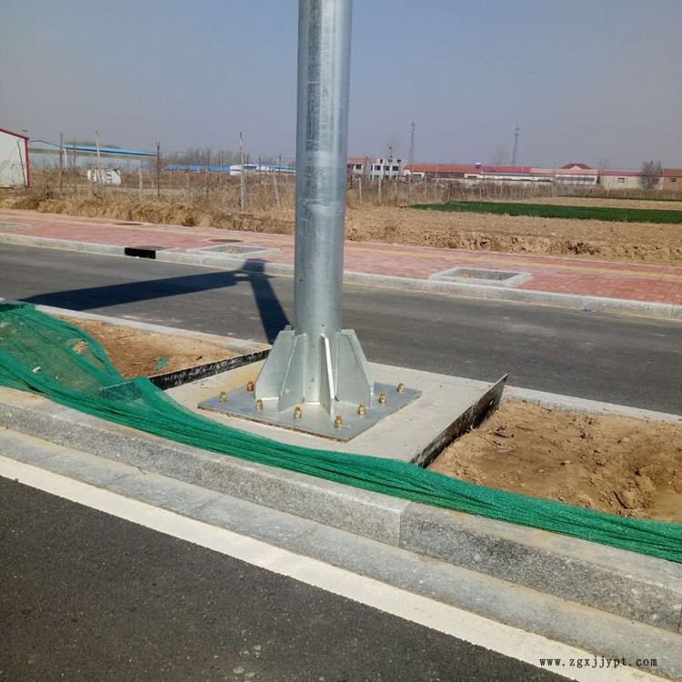 祥路定制 治安監(jiān)控桿 交通安全標(biāo)志牌 雙立柱標(biāo)志桿