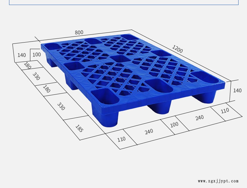 武漢生產(chǎn)叉車托盤 1210輕型九腳網(wǎng)格托盤 塑膠防潮墊板示例圖3