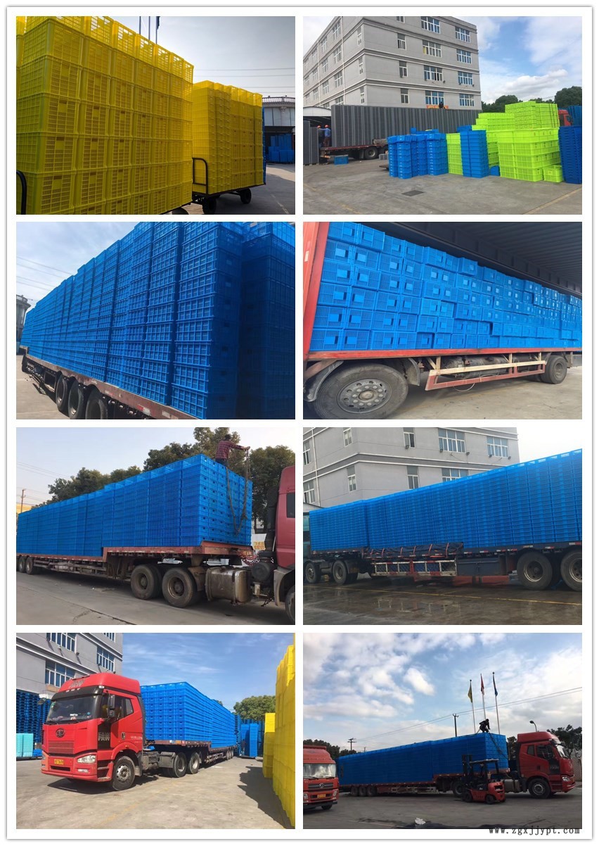 生產(chǎn)銷售 山東物豪塑料周轉(zhuǎn)筐 小型專業(yè)塑料周轉(zhuǎn)筐450*320*235示例圖3