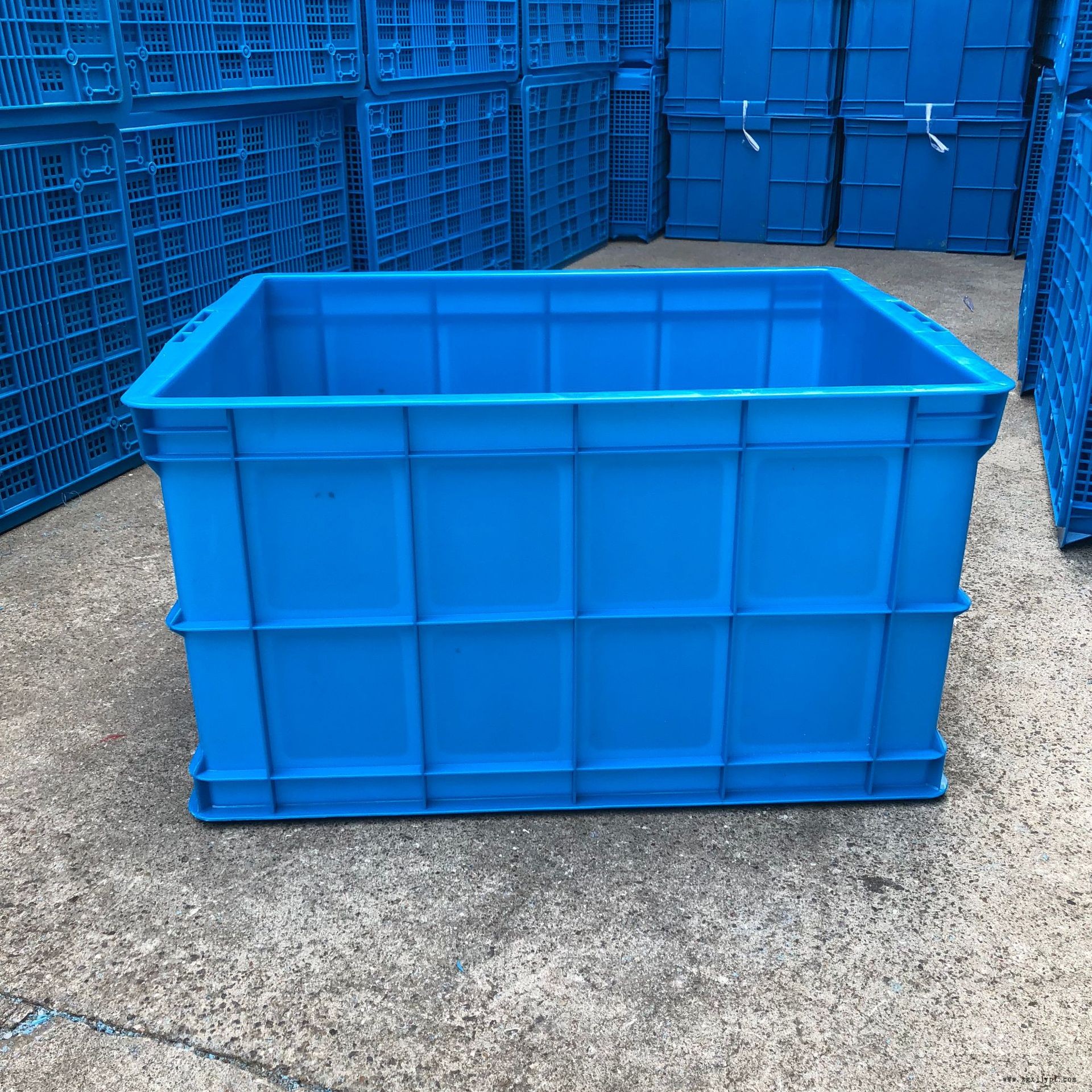 新料塑料箱外尺寸650*485*405 塑料 款式尺寸多 周轉箱示例圖8