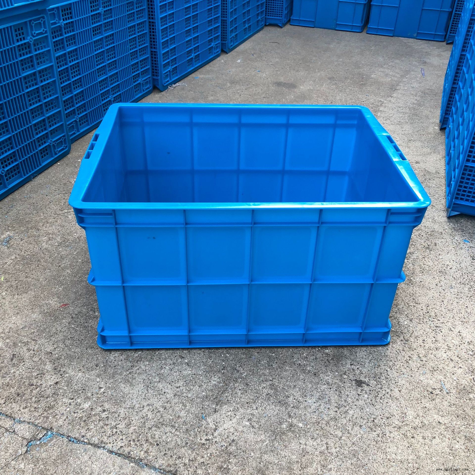 新料塑料箱外尺寸650*485*405 塑料 款式尺寸多 周轉箱示例圖7