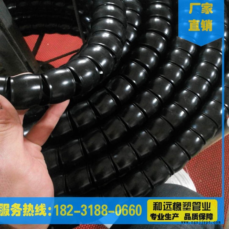 塑料膠管螺旋保護(hù)套 耐磨液壓油管保護(hù)套電車(chē)線束螺旋護(hù)套示例圖2