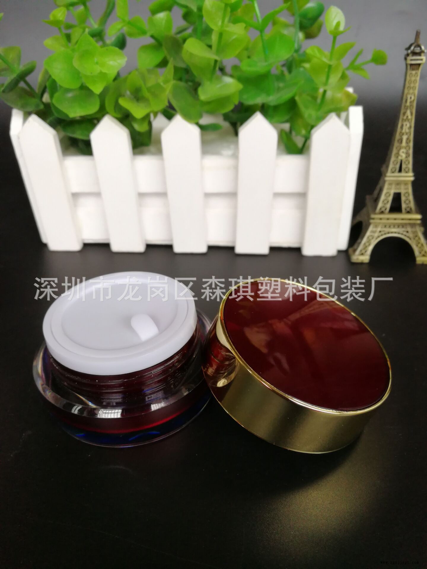 現(xiàn)貨 廠家熱賣亞克力15克鏡面圓形膏霜瓶面膜瓶分裝瓶 化妝品包材示例圖2