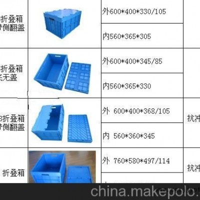 供應上海渠晟折疊箱物流周轉箱太倉折疊箱塑料周轉箱廠家