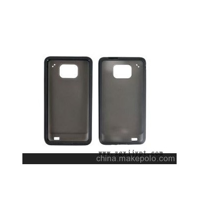 SAM I9100-PC TPU 保護(hù)套（塑膠 清水套包膠）有白色黑色