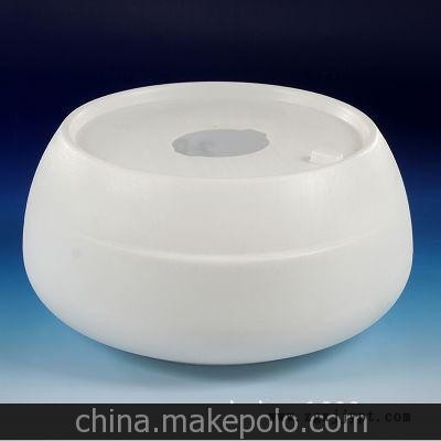 工廠專業(yè)加工PC吹塑底座水箱 50mm出水口圓盤水箱