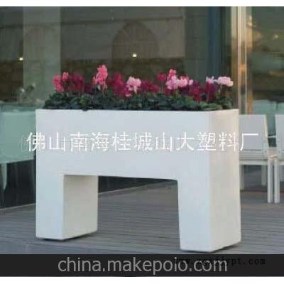 加工定制大型滾塑花盆，景觀花盆，大型滾塑加工(圖)