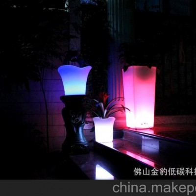 LED發(fā)光花盆 方形花盆 園林創(chuàng)意花盆 新款時尚花盆 發(fā)光花盆