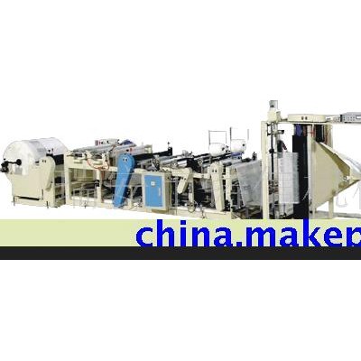 無紡布全自動(dòng)穿繩袋制袋機(jī)