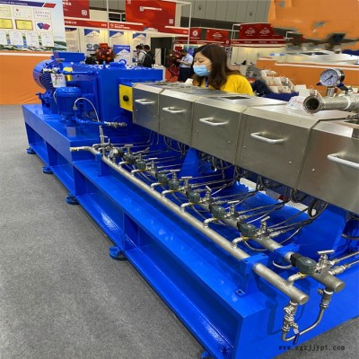 精創(chuàng)達(dá) 供應(yīng)JCDSJ65機(jī)型 LCP雙螺桿擠出機(jī) 塑料造粒機(jī)