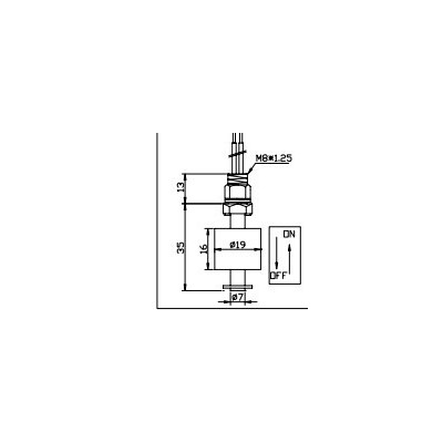 供應廣州佳暉電子科技有限公司PI-35浮球開關  液位開關 門磁開關