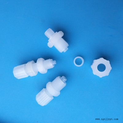 上?？蝡vdf卡套接頭管接頭配件耐強(qiáng)酸耐高溫卡套接頭廠家pvdf接頭