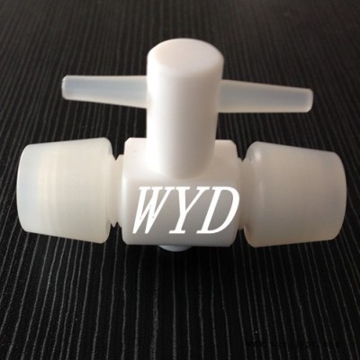 蘇州PFA直通/三通/彎頭/外牙直接/內(nèi)牙/變徑直通/變徑三通/入珠/卡套。。PTFE球閥，經(jīng)久耐用。