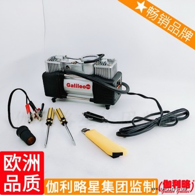 打汽車手動(dòng)打汽車?yán)潆p缸汽車腳踏式充品牌氣泵汽車輪胎