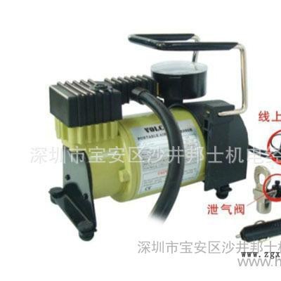 汽車輪胎充氣機(jī) 無油型設(shè)計(jì)免維護(hù) 帶有20安培的線上保險(xiǎn)