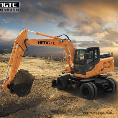 恒特重工 HT135W輪胎挖掘機 中小型挖機**