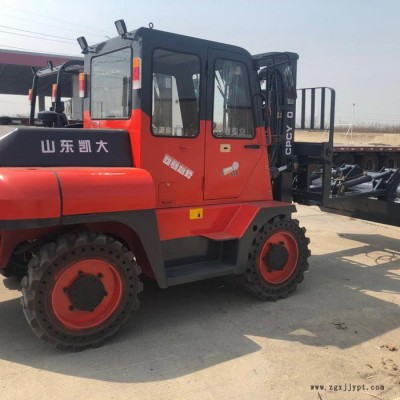 廠家供應  實心輪胎 支持定做山東凱大CPCY-30 四驅后轉向越野叉車，操作輕松舒適