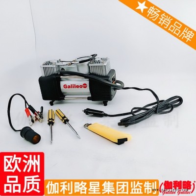 氣輪胎打氣式氣電機(jī)加氣充氣泵雙缸汽車車載