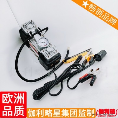 小吸用胎壓打喇叭上的充雙缸小型微型手動(dòng)氣泵汽車輪胎隨車