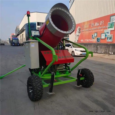 出售手推輪胎式造雪機(jī) 銅嘴炮筒式造雪機(jī) 全自動履帶式造雪機(jī)