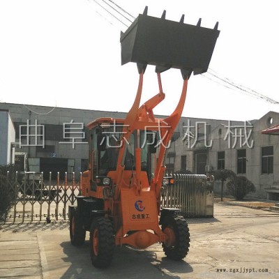 廠家直供新款農村工程機械小型裝載機輪胎式推土機操作簡單