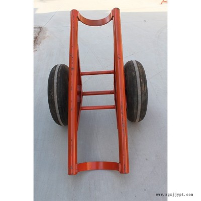 廠家低利潤供應電力施工電線桿運桿車飛機輪胎拖桿車