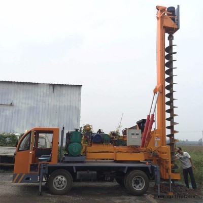 光伏地基打樁機(jī) 輪胎底盤打樁機(jī)廠家 長螺旋地基打樁機(jī)